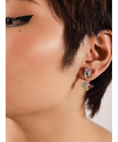 Shiny Big Butterfly Stud Earrings for Women, Teen Girls Trendy Essentials 2 B16 $6.75 Earrings