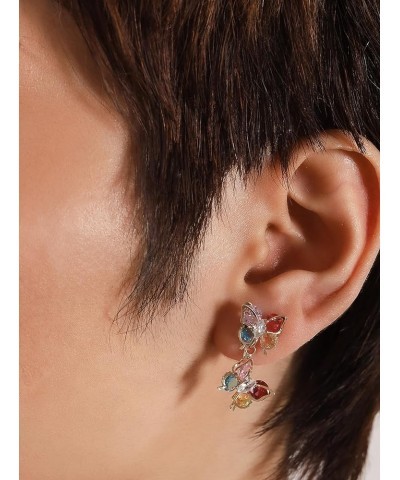 Shiny Big Butterfly Stud Earrings for Women, Teen Girls Trendy Essentials 2 B16 $6.75 Earrings