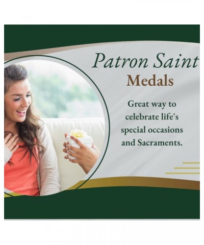 Small Oval Catholic Patron Saint Medal Bulk Silver Oxidized Medal Charm, Pack of 5 Medals St. Hubert $8.15 Pendants