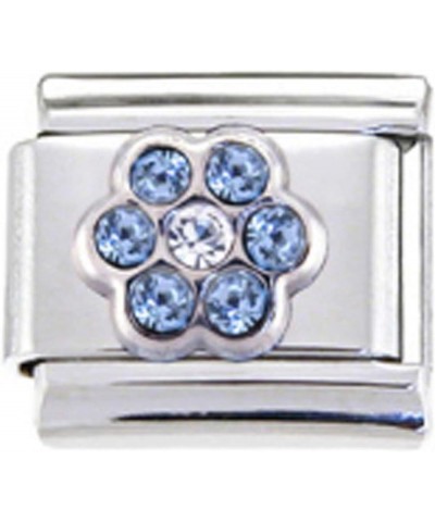 Birthstone CZ Rhinestone Flower 9mm Charm Fits Traditional Classic Mar $8.84 Bracelets