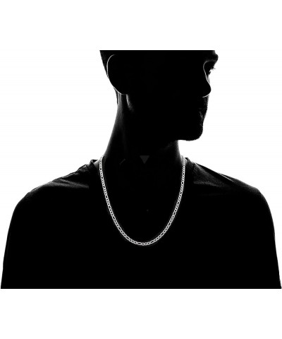 Sterling Silver 2MM Solid Figaro Link Chain Necklace - 925 Figaro Chain, Think Necklace Chain 30 $7.64 Necklaces