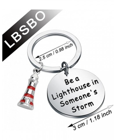 Lighthouse Gift Encouragement Gifts Be a Lighthouse in Someone's Storm Keychain Inspirational Gifts Be a Lighthouse K $8.95 B...