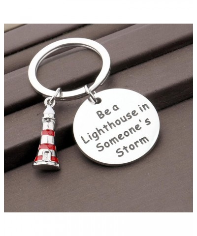 Lighthouse Gift Encouragement Gifts Be a Lighthouse in Someone's Storm Keychain Inspirational Gifts Be a Lighthouse K $8.95 B...