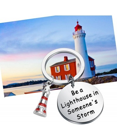 Lighthouse Gift Encouragement Gifts Be a Lighthouse in Someone's Storm Keychain Inspirational Gifts Be a Lighthouse K $8.95 B...