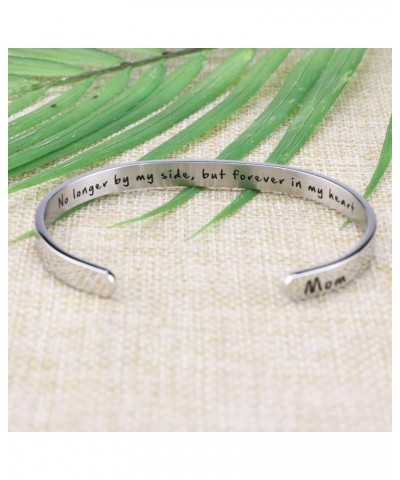 Memorial Gifts for Loss of Mom Dad In Memory of Jewelry Sympathy Bracelet Bereavement Cuff Secret Message Engraved Grief Gift...