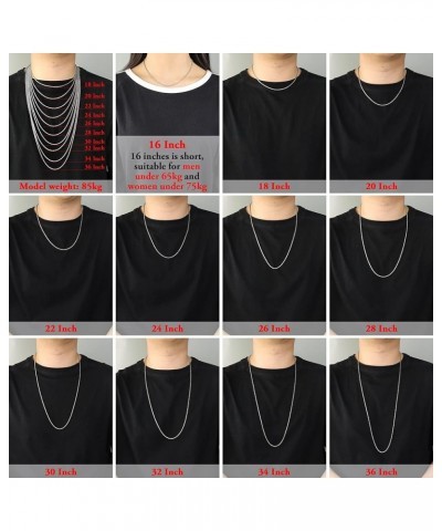 Twist Chain Necklace - Stainless Steel Rope Jewelry for Men & Women 36 Inches 5mm Wide $9.71 Necklaces