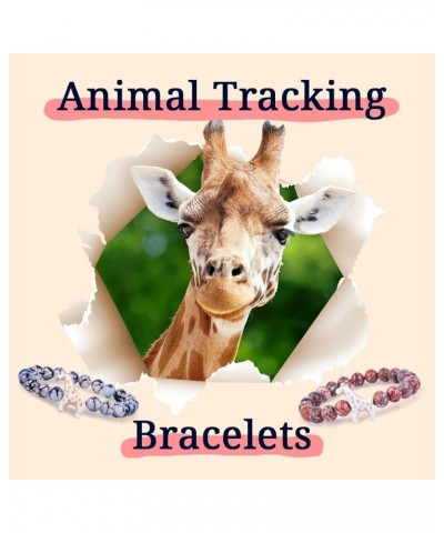 Giraffe Tracking Bracelet, Elastic, supports Somali Giraffe Project, one size fits most for Men and Women Sahara Stone $10.25...