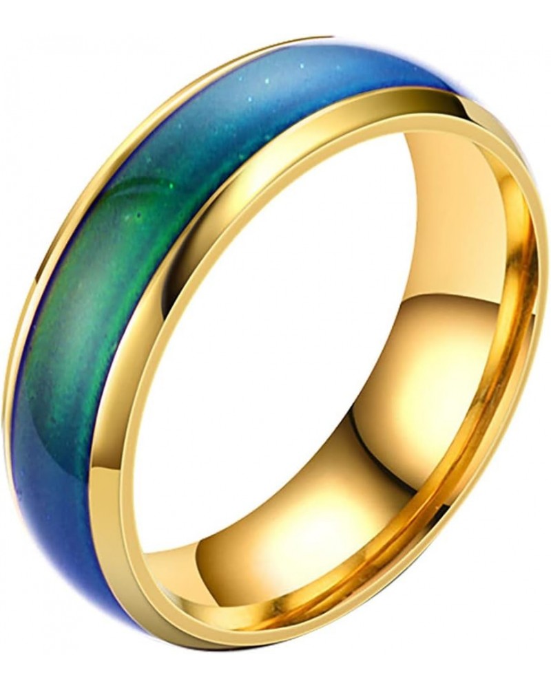 Mens Women Wedding Rings Fashion Jewelry Engagement Rings Opal Sapphire Bridal Band Promise Rings (White, 10) Gold-b 12 $5.93...