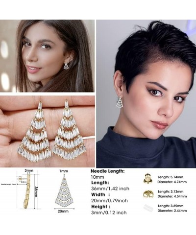 Earrings Holy Stud Earrings for Girls/Women, Sliver Gold Wedding Earrings for Bridesmaids Pine Tree|Gold $10.06 Earrings