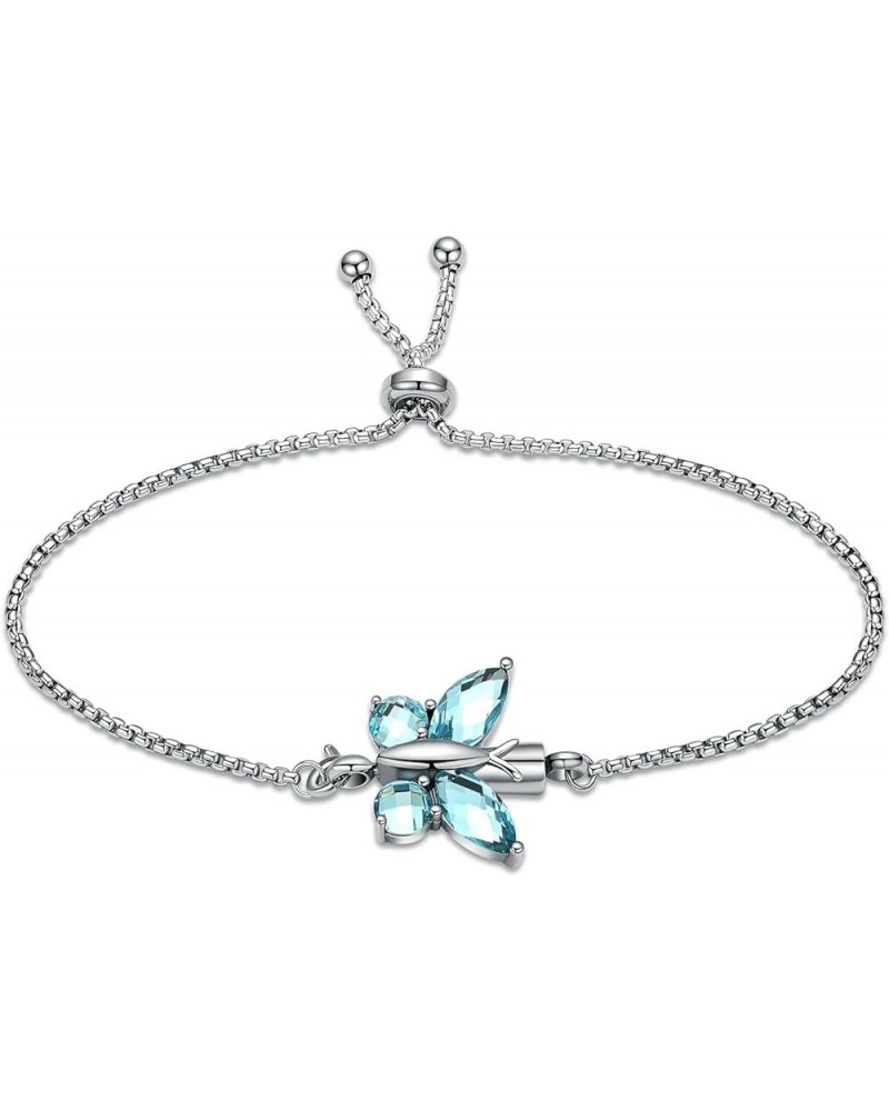 Crystal Butterfly Cremation Bracelet for Ashes for Women Stainless Steel Pendant Urn Keepsake Adjustable Wristband Bangle Mem...