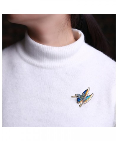 Brooches Jewelry Gift for Women Girls Gift All- Brooch Oil Drip Day Pin Fashion Mother's Alloy Brooch Hummingbird Brooch Xmas...