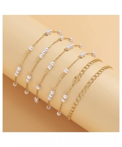 Simple Belly Chain Gold Pearl Waist Chains summer beach Sexy Body Jewelry Chain for Women and Girls Gold $6.97 Body Jewelry