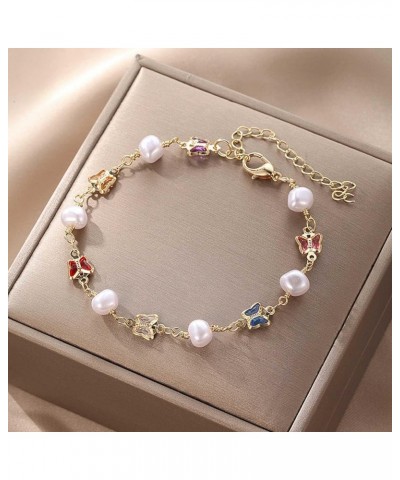 Women's Rhinestone Decor Bracelet Fashionable Alloy Bracelets String Chain Charm Jewelry Bangle for Women Girls Gifts Gold $5...