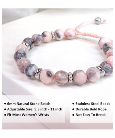 13th/16th/18th/21th/30th/40th/50th/60th/65th/70th/75th/80th Birthday Gift for Women Girls Teen, Adjustable Natural Stone Heal...