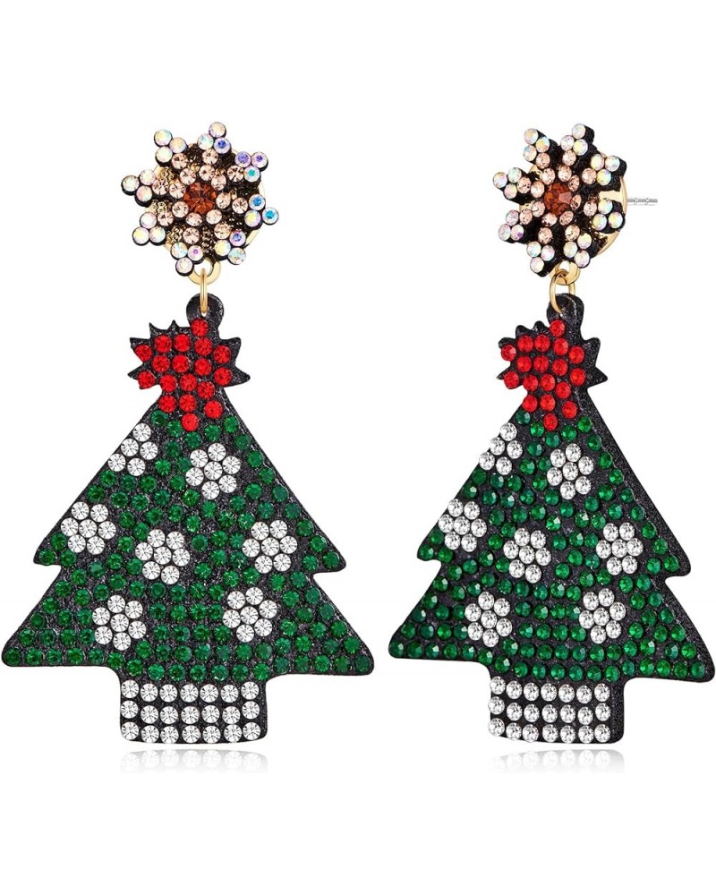 Christmas Earrings for Women | Bow Wreath | Christmas Stockings | Christmas Tree | Santa Claus | Snowflake | deer |colorful l...