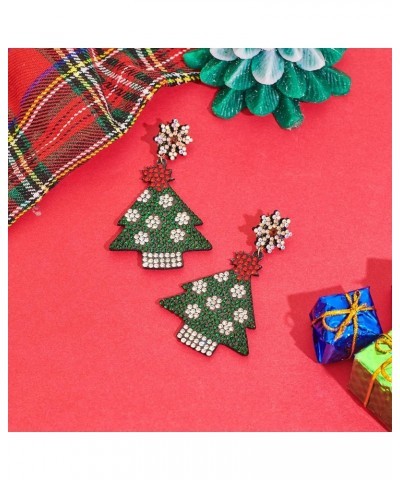 Christmas Earrings for Women | Bow Wreath | Christmas Stockings | Christmas Tree | Santa Claus | Snowflake | deer |colorful l...