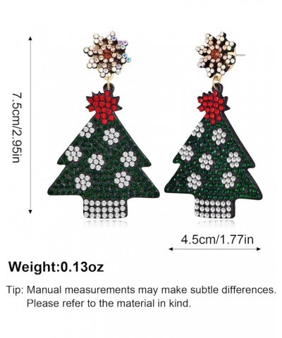 Christmas Earrings for Women | Bow Wreath | Christmas Stockings | Christmas Tree | Santa Claus | Snowflake | deer |colorful l...