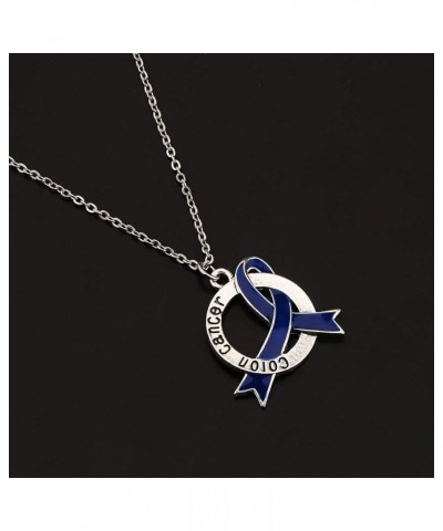 Colon Cancer Awareness Jewelry Cancer Awareness Ribbon Clip-on Charm/Necklace Colon Cancer Survivor Gift Necklace $7.74 Brace...