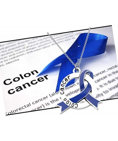 Colon Cancer Awareness Jewelry Cancer Awareness Ribbon Clip-on Charm/Necklace Colon Cancer Survivor Gift Necklace $7.74 Brace...