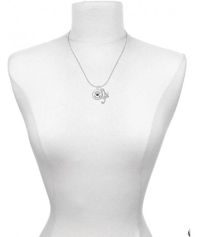 Silvertone Domed Class of - Silvertone Script Initial Charm Necklace, 18"+1 2022 $26.54 Necklaces