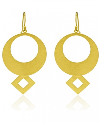 Teardrop Hoop Earrings 14k Gold Plated - Drop Dangle Earrings Designer Trendy Earring Lightweight Fashion Jewelry Womens Teen...