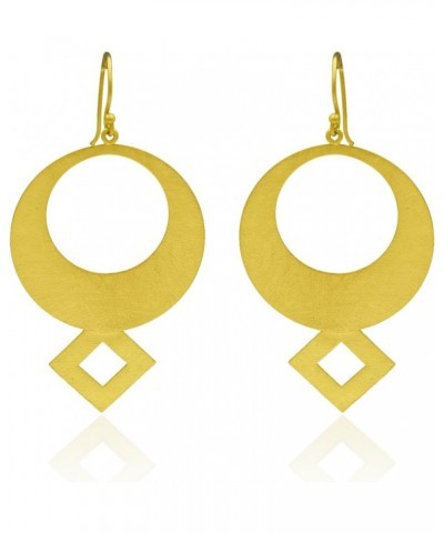 Teardrop Hoop Earrings 14k Gold Plated - Drop Dangle Earrings Designer Trendy Earring Lightweight Fashion Jewelry Womens Teen...