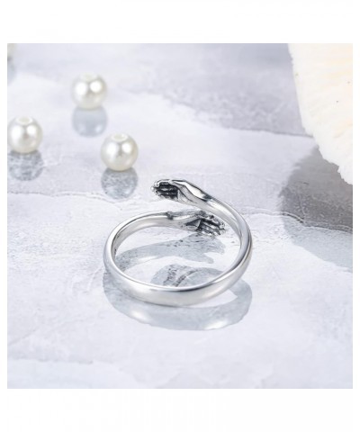 Christmas Day Gifts, Hug Ring,925 Sterling Silver Hug Rings for Women Teen Girls Silver Hugging Hands Open Promise Ring Jewel...