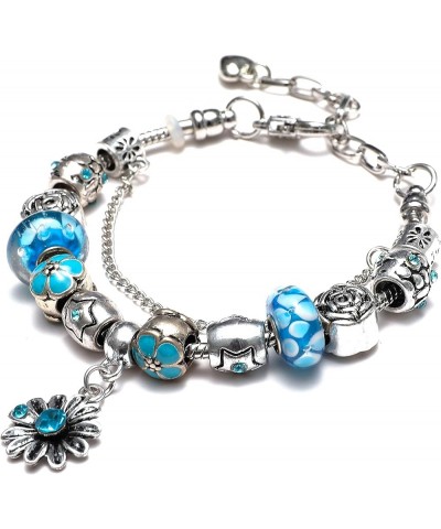 Original Bracelet Collection Fashion Jewelry 20 Styles Light Blue Flower $7.41 Bracelets