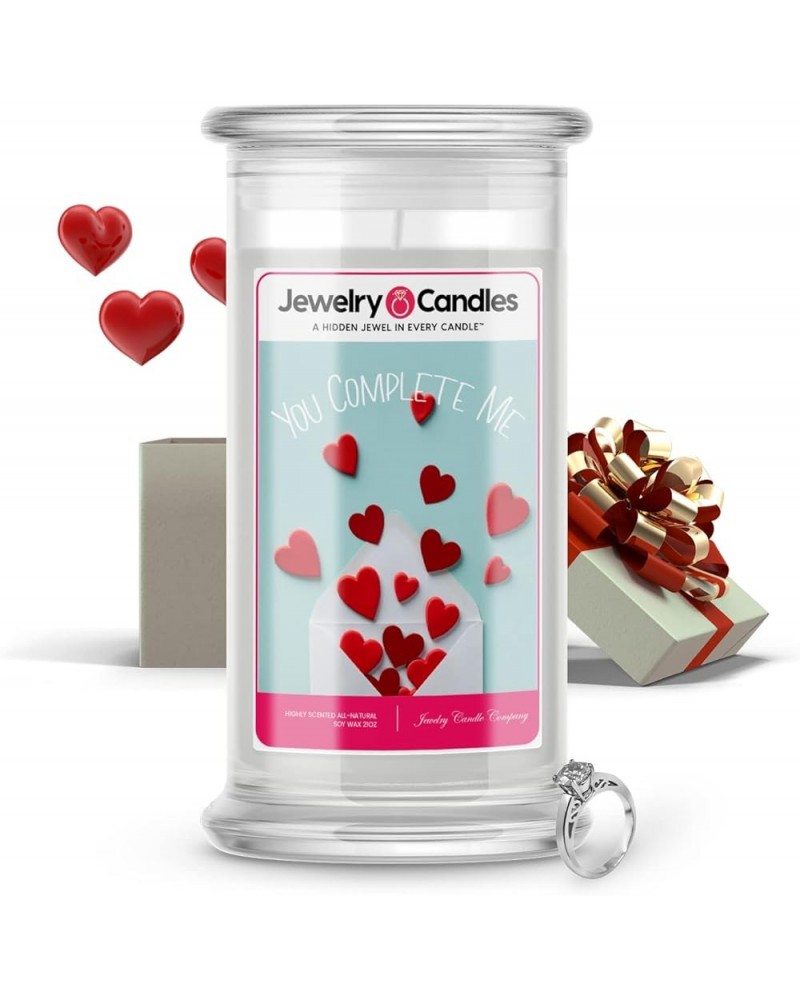 21oz Huge Valentine's Jewelry Candles - Viral TikTok Valentine's Day Gifts | Unique Surprise Candles | Award Winning Scents |...