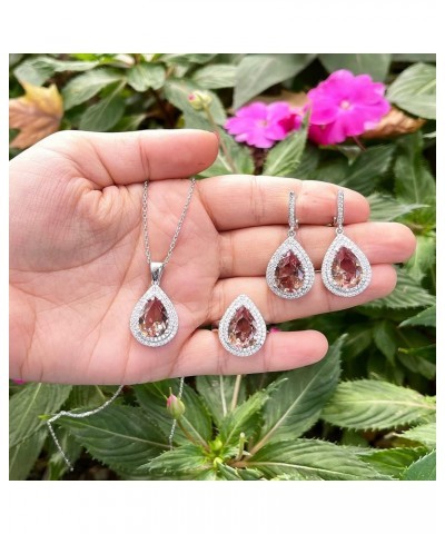 Zultanite Gemstone Jewelry Set for Women Solid 925 Sterling Silver Ring Earrings Necklaces Color Change Stone for Women Gold ...