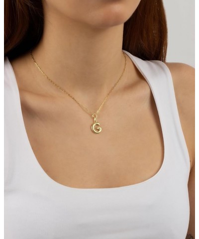 Gold-Filled Initial Necklace for Women – Layered Initial Necklace with A-Z Pendant – 14k Gold-Filled Paperclip Chain– Cute La...