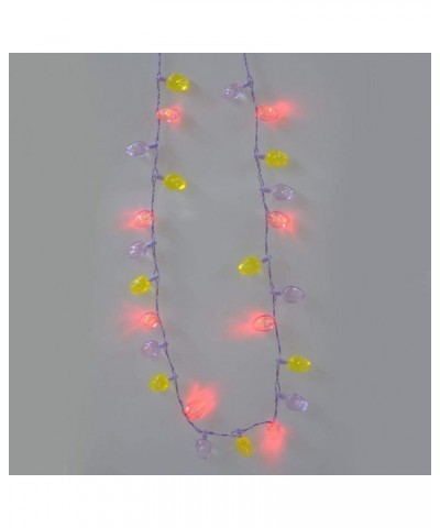 Easter Egg Necklace Glowing Bulb LED Light Up Pendant Glow in The Dark Festival Facors Party Supplies $6.35 Necklaces