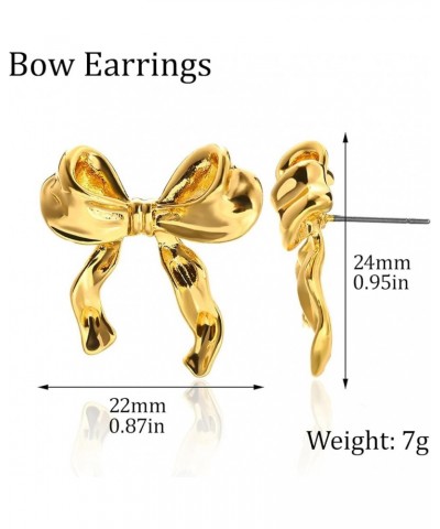 Butterfly Earring Bow Aretes Earrings For Women Girl Cute Bowknot Stud Earrings Simple Minimalist Ear Christmas Party Jewelry...