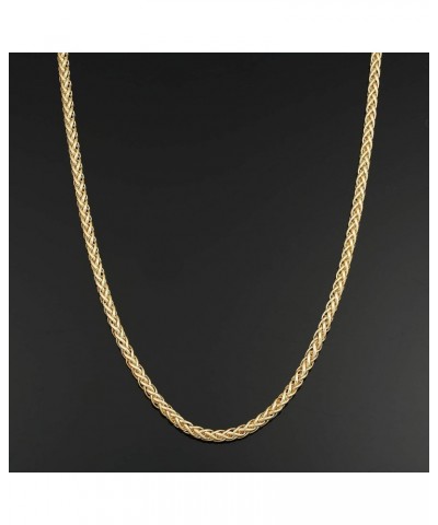 14k Yellow Gold Filled 3.3 mm Franco Chain Necklace for Men and Women (16, 18, 20, 24 or 30 inch) $43.05 Necklaces