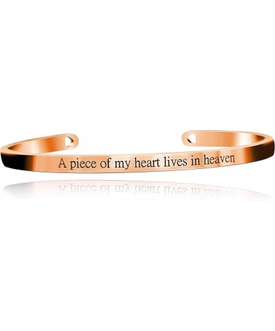 Stainless Steel Inspirational Bracelets for Women Engraved Personalized Mantra Initial Motivational Cuff Bangle Y460 A piece ...