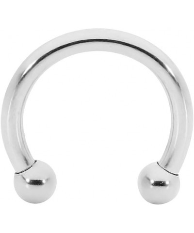 20G 18G 16G 14G 12G 10G 8G 6G 4G 2G Surgical Steel 6mm - 22mm Circular Barbell Horseshoe Nose Nipple Tragus Ring Earring Body...