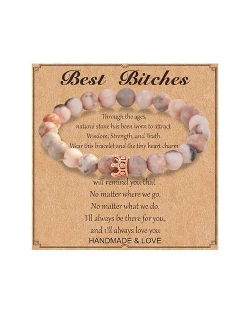 Best Friend Bracelet Friendship Bracelet Natural Stone Bracelet Beaded Bracelet Sometimes You Forget That You're Awesome Brac...