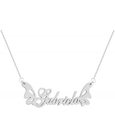 Custom Name Necklace Personalized Nameplte Necklaces for Women Customized Name Necklaces Pendant Jewelry Gifts for Women 15 D...