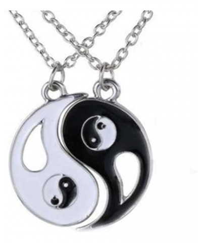 Best Friend Necklaces for 2 Matching Yin Yang Adjustable Chain Bracelet for Bff Friendship Relationship Boyfriend Girlfriend ...