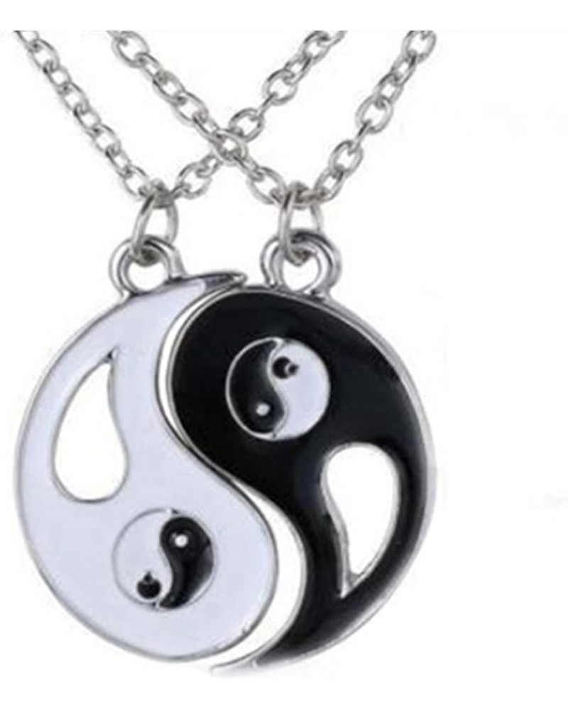 Best Friend Necklaces for 2 Matching Yin Yang Adjustable Chain Bracelet for Bff Friendship Relationship Boyfriend Girlfriend ...