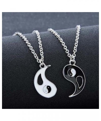 Best Friend Necklaces for 2 Matching Yin Yang Adjustable Chain Bracelet for Bff Friendship Relationship Boyfriend Girlfriend ...