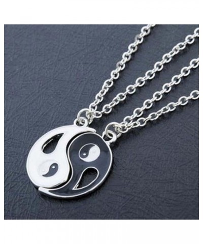 Best Friend Necklaces for 2 Matching Yin Yang Adjustable Chain Bracelet for Bff Friendship Relationship Boyfriend Girlfriend ...