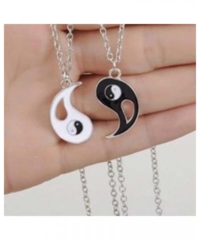 Best Friend Necklaces for 2 Matching Yin Yang Adjustable Chain Bracelet for Bff Friendship Relationship Boyfriend Girlfriend ...