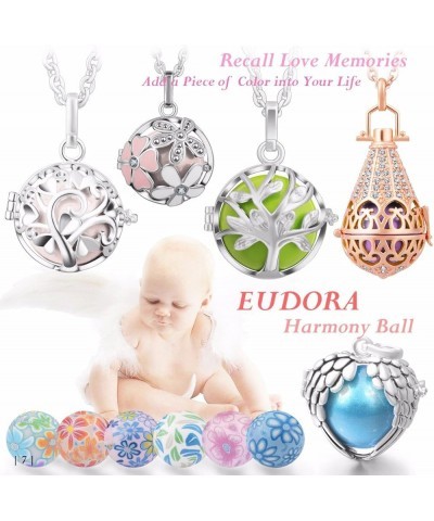 18mm/0.71 inch 36 Colors Inner Ball Harmony Bola Musical Angel Chime Caller Mexican Pregnancy Bell Green $10.44 Necklaces