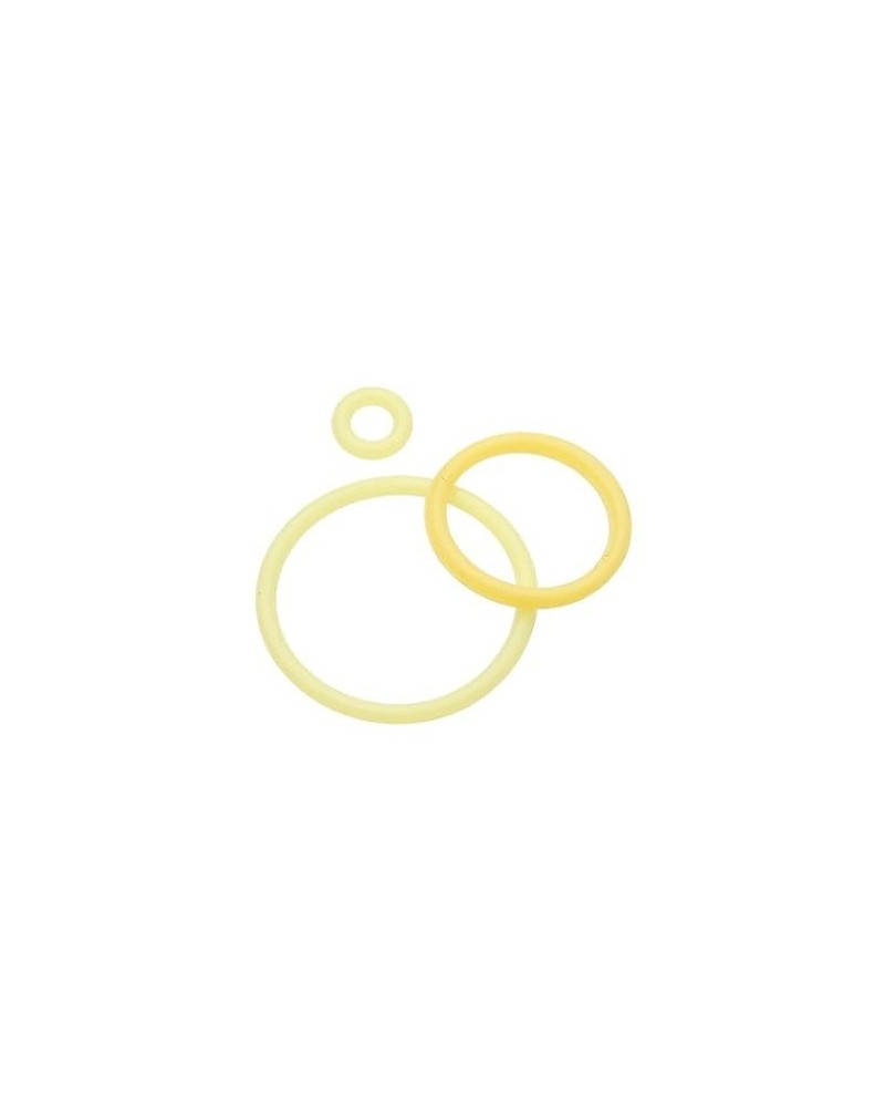 Hypo-Allergenic Replacement Silicone O-Ring (Pack of 10) 14g Yellow $8.47 Body Jewelry