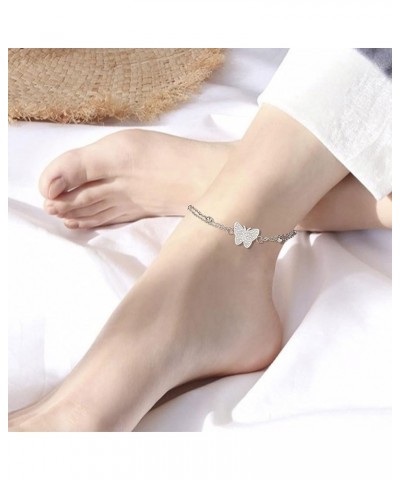 Gold Anklets for Women Gold Plated Anklets Boho Layered Tassel Ankle Bracelets Bell Pendant Anklets for Girls Foot Jewelry fo...