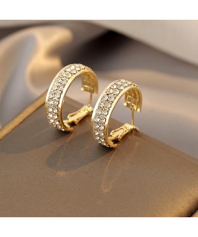 2Pairs Lymphatic Activity Hoop Earrings for Women Lymphatic Drainage Cubic Zirconia Hoop Earrings Lymphvity Therapy Earrings ...