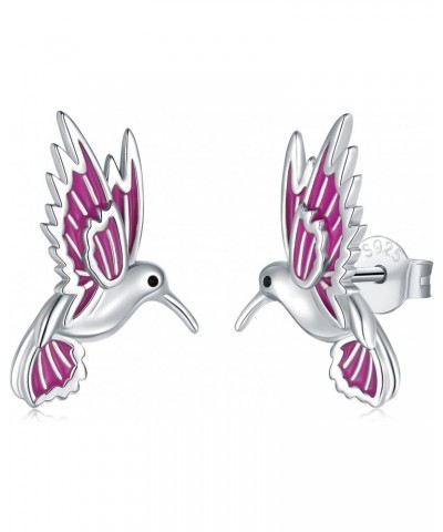 925-Sterling-Silver Opal Sea Turtle Earrings and Hummingbird Stud Earrings Jewellery Set $22.79 Earrings