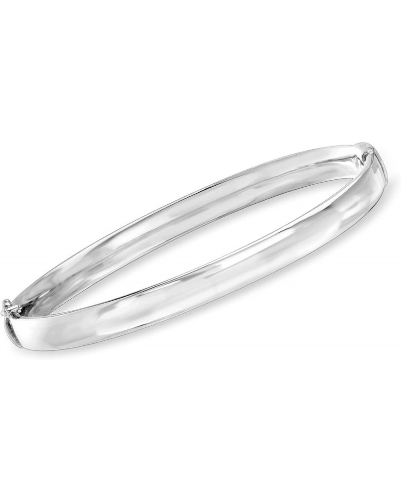 6mm Sterling Silver Bangle Bracelet 8.0 Inches $34.32 Bracelets