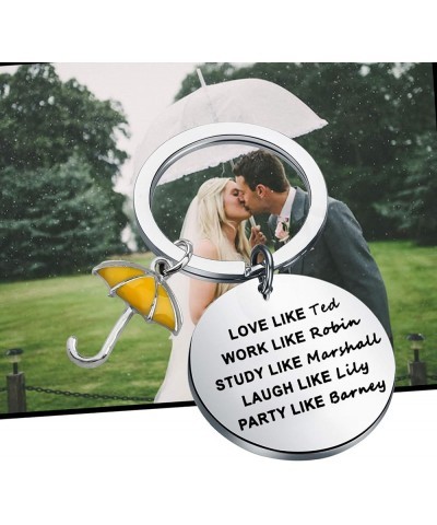 Love Like Ted Work Like Robin Yellow Umbrella Keychain HIMYM Fans Gift Love Like Ted K $9.12 Bracelets